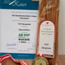 Chili Spaghetti, Nudelmanufaktur Huber, Auszeichnung Gold - Messe Wieselburg