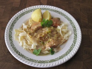 Fruchtiges Puten-Geschnetzeltes