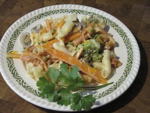 Joghurtsauce mit Frühlingsgemüse