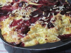 Nudel-Kirsch-Auflauf