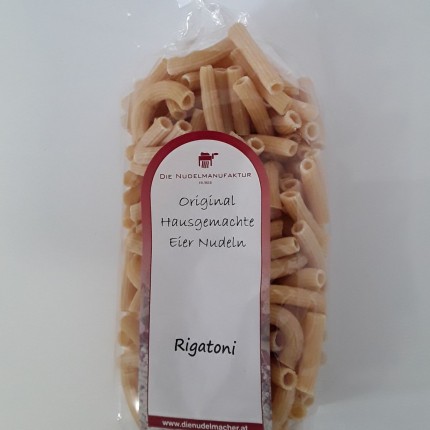 Rigatoni, Nudeln aus Hartweizen-Grieß