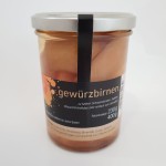 Geschmack im Glas Gewürzbirnen